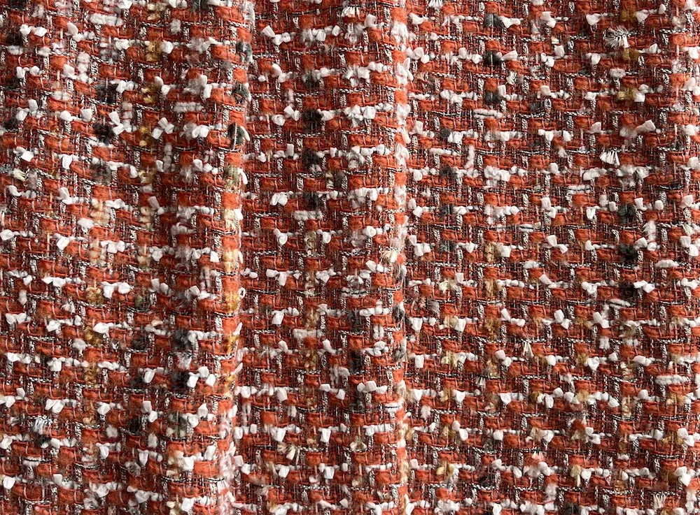 Soft N' Spicy Marmalade, Taupe, Camel & Ivory Wool Blend Bouclé (Made in Italy)