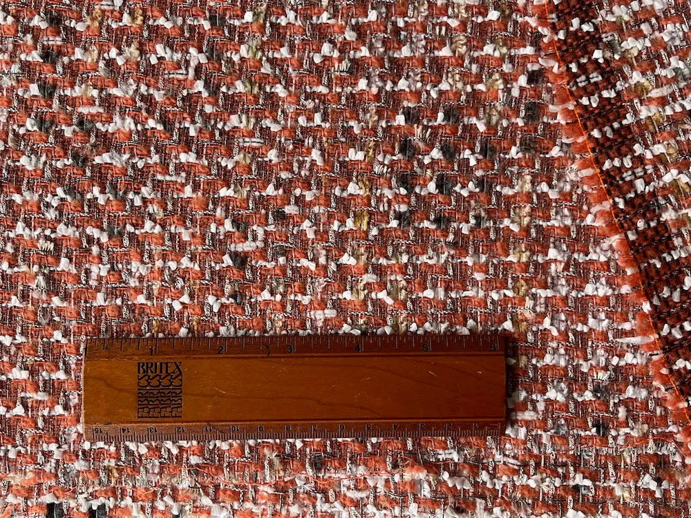 Soft N' Spicy Marmalade, Taupe, Camel & Ivory Wool Blend Bouclé (Made in Italy)