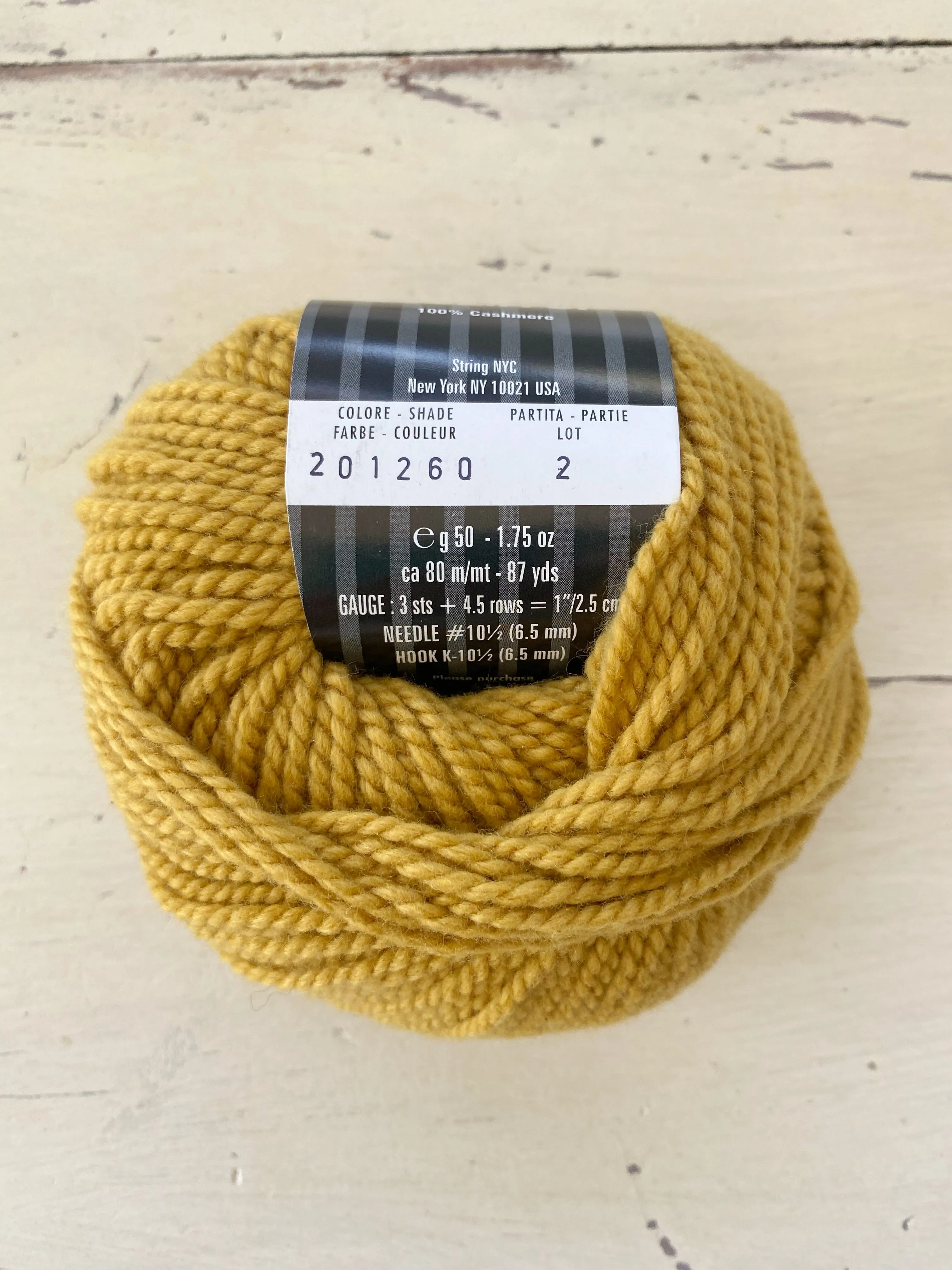 String Scozia Cashmere by Jennifer Knits
