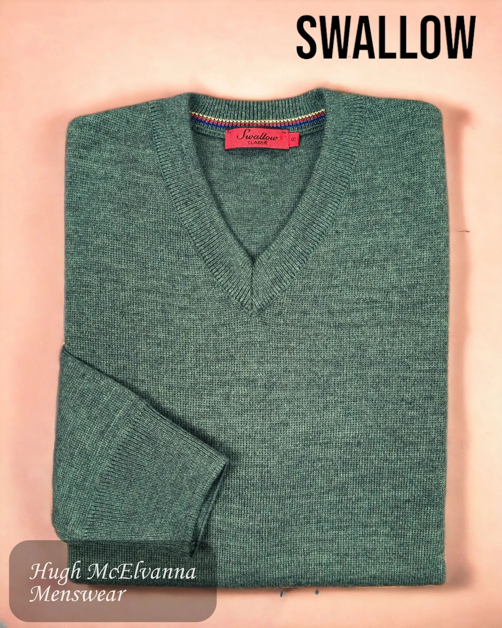 Swallow AQUA V-Neck Sweater