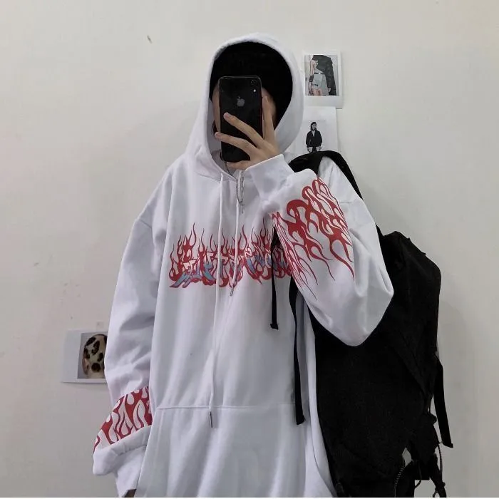 vetement femme Winter Autumn Loose Blue Flame Sweater Women Plus Size purple Female Pullover Womens Sweaters tops Pull