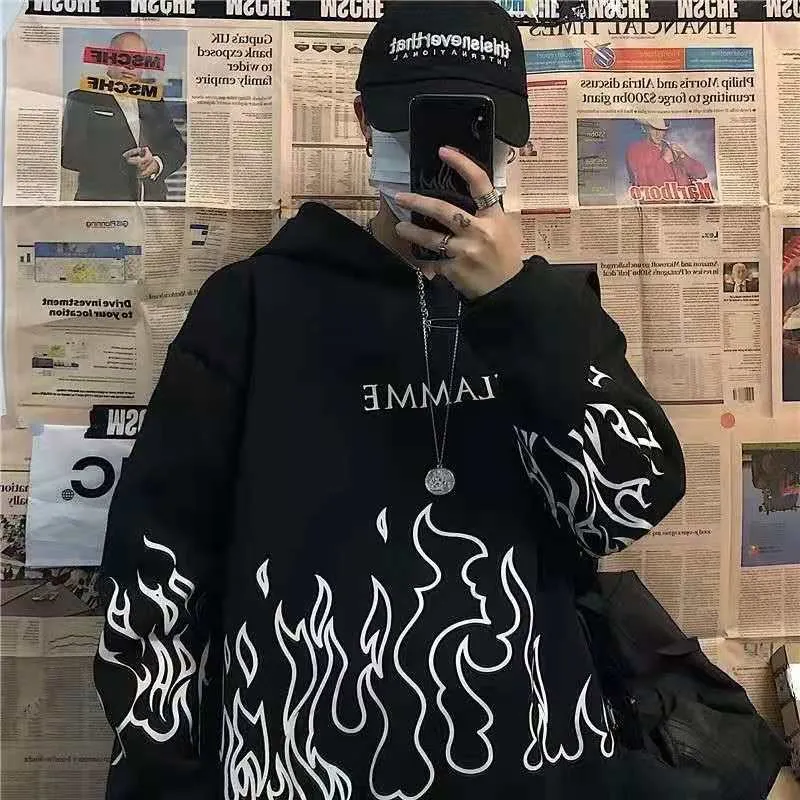 vetement femme Winter Autumn Loose Blue Flame Sweater Women Plus Size purple Female Pullover Womens Sweaters tops Pull