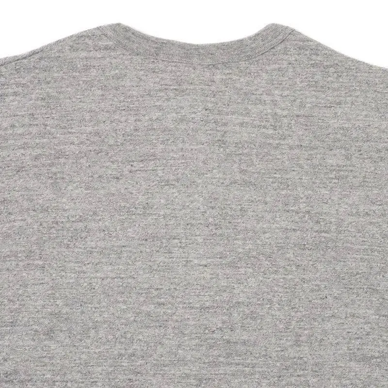 WAREHOUSE & CO.  Lot 5907 Long Sleeve Henley Neck - Heather Grey