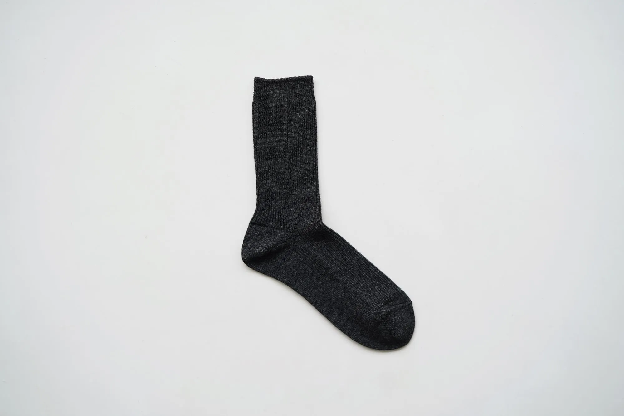 Wool Cashmere Ribbed Socks