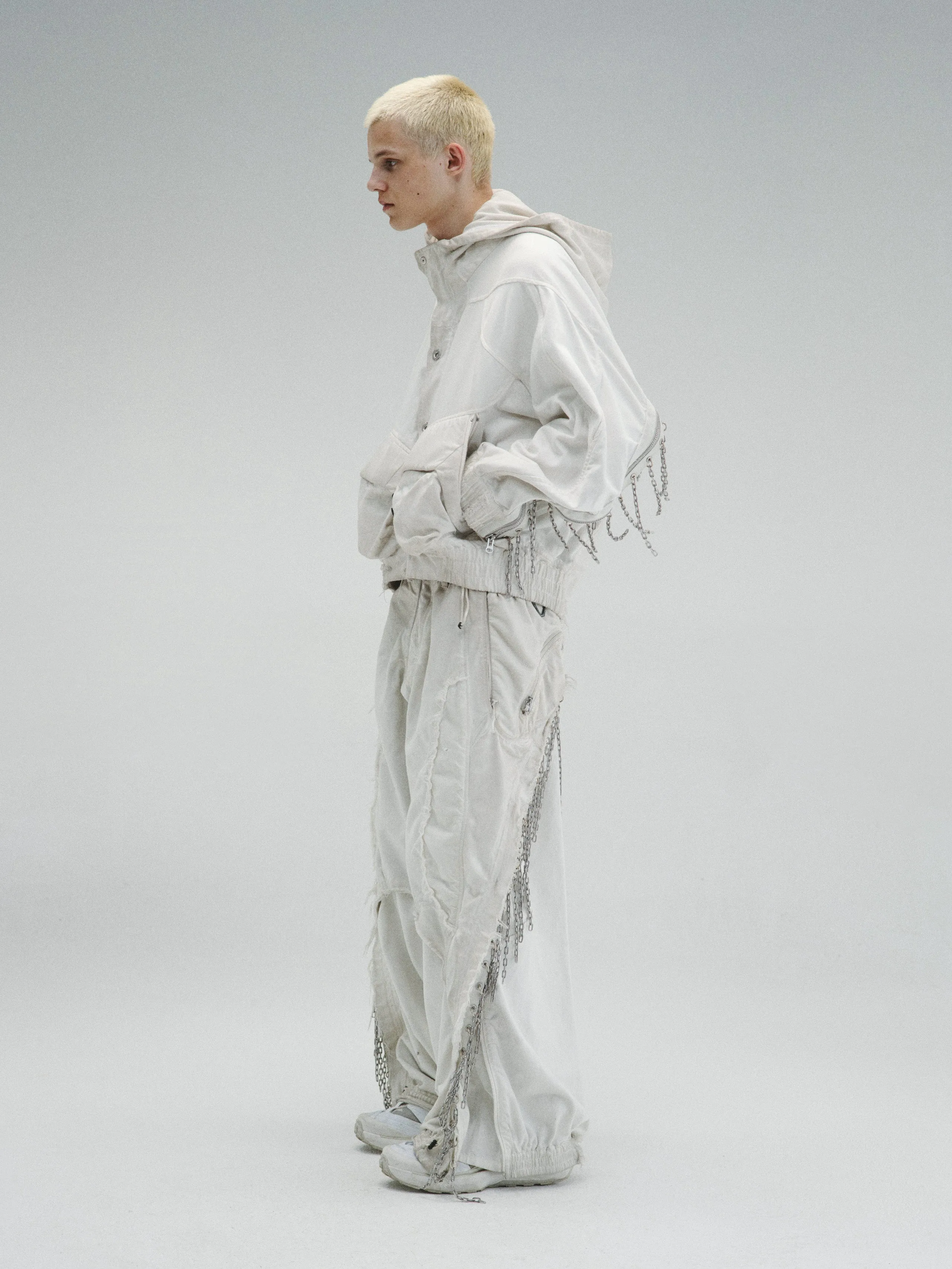 x MOSAISPARIS / MOERAE'S chains - Bearer's Hooded jacket
