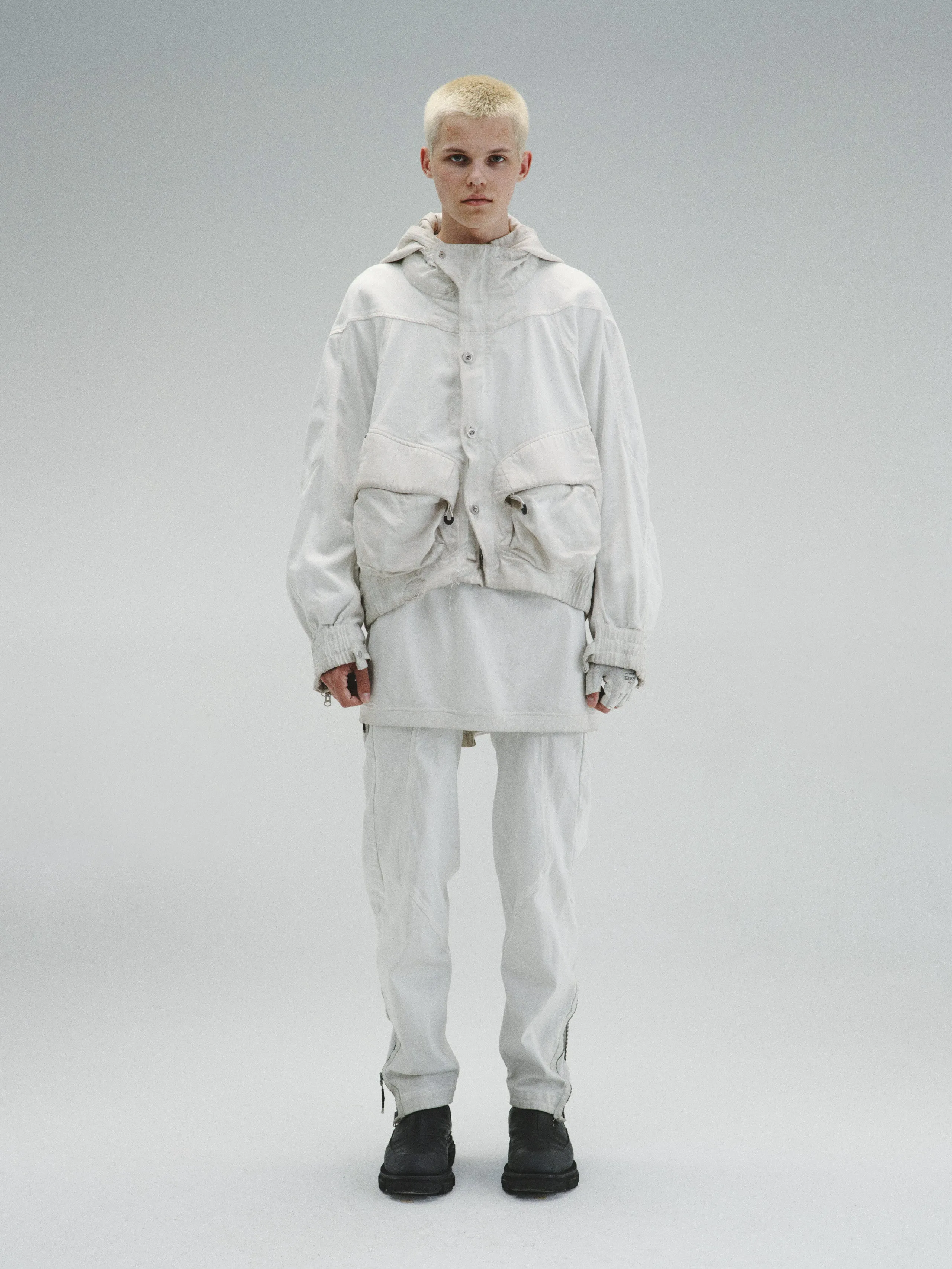 x MOSAISPARIS / MOERAE'S chains - Bearer's Hooded jacket