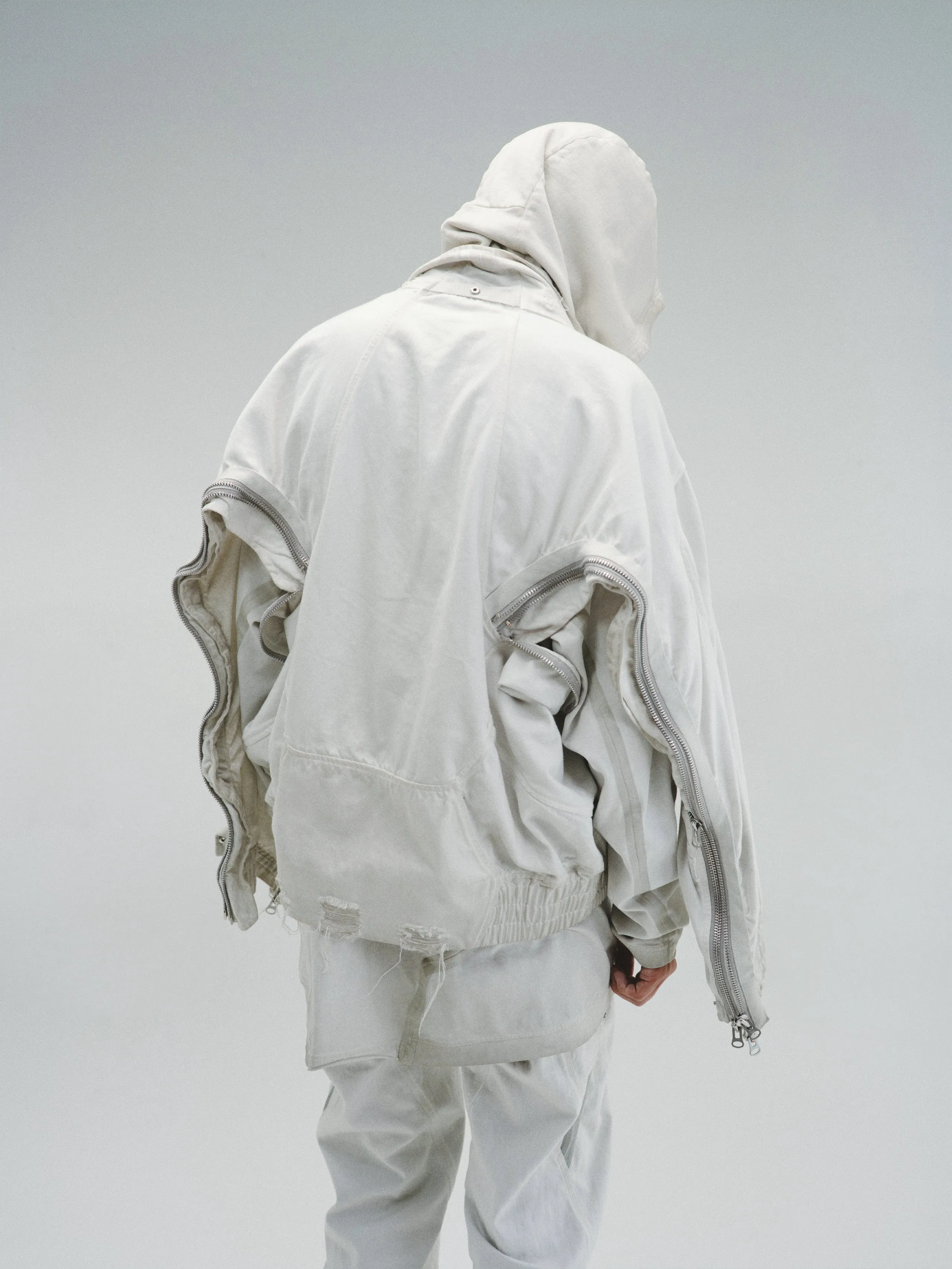x MOSAISPARIS / MOERAE'S chains - Bearer's Hooded jacket