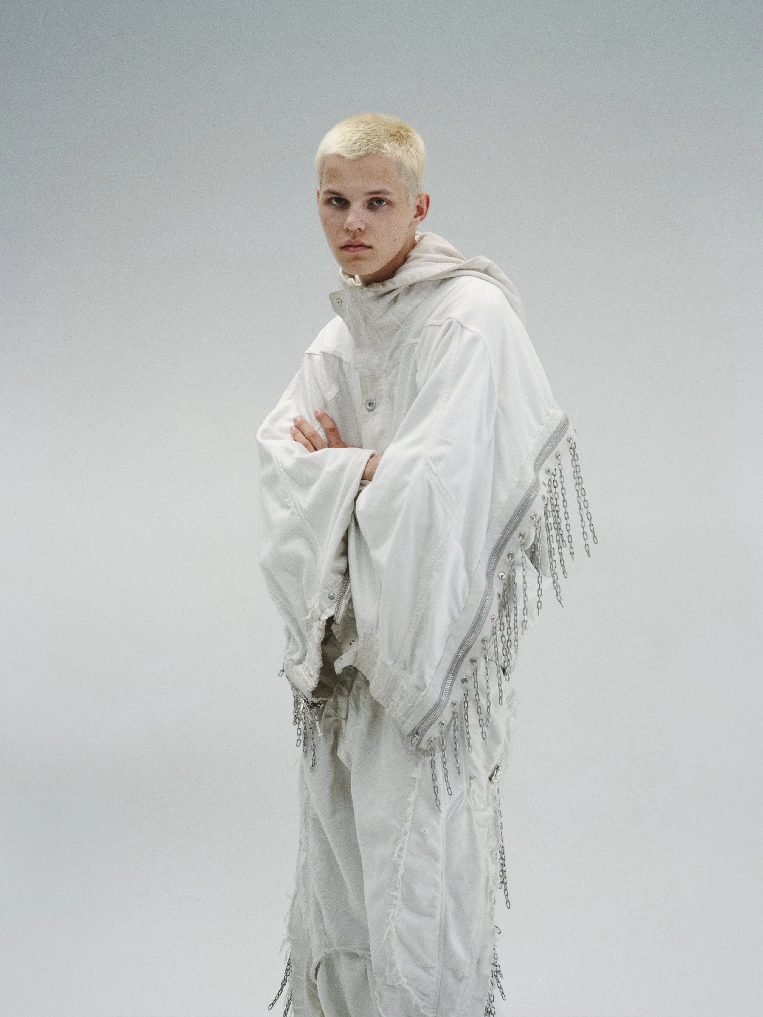 x MOSAISPARIS / MOERAE'S chains - Bearer's Hooded jacket