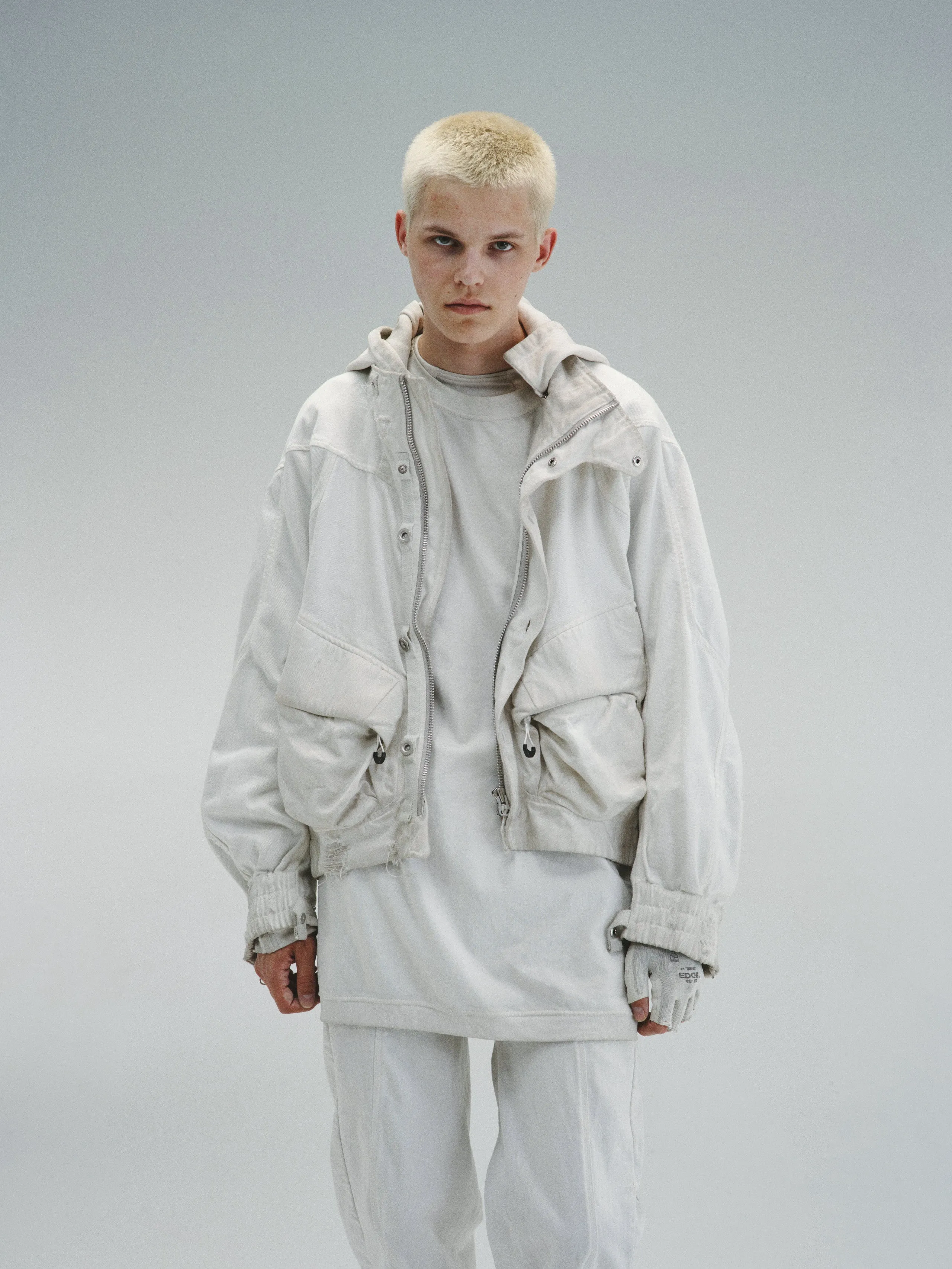 x MOSAISPARIS / MOERAE'S chains - Bearer's Hooded jacket