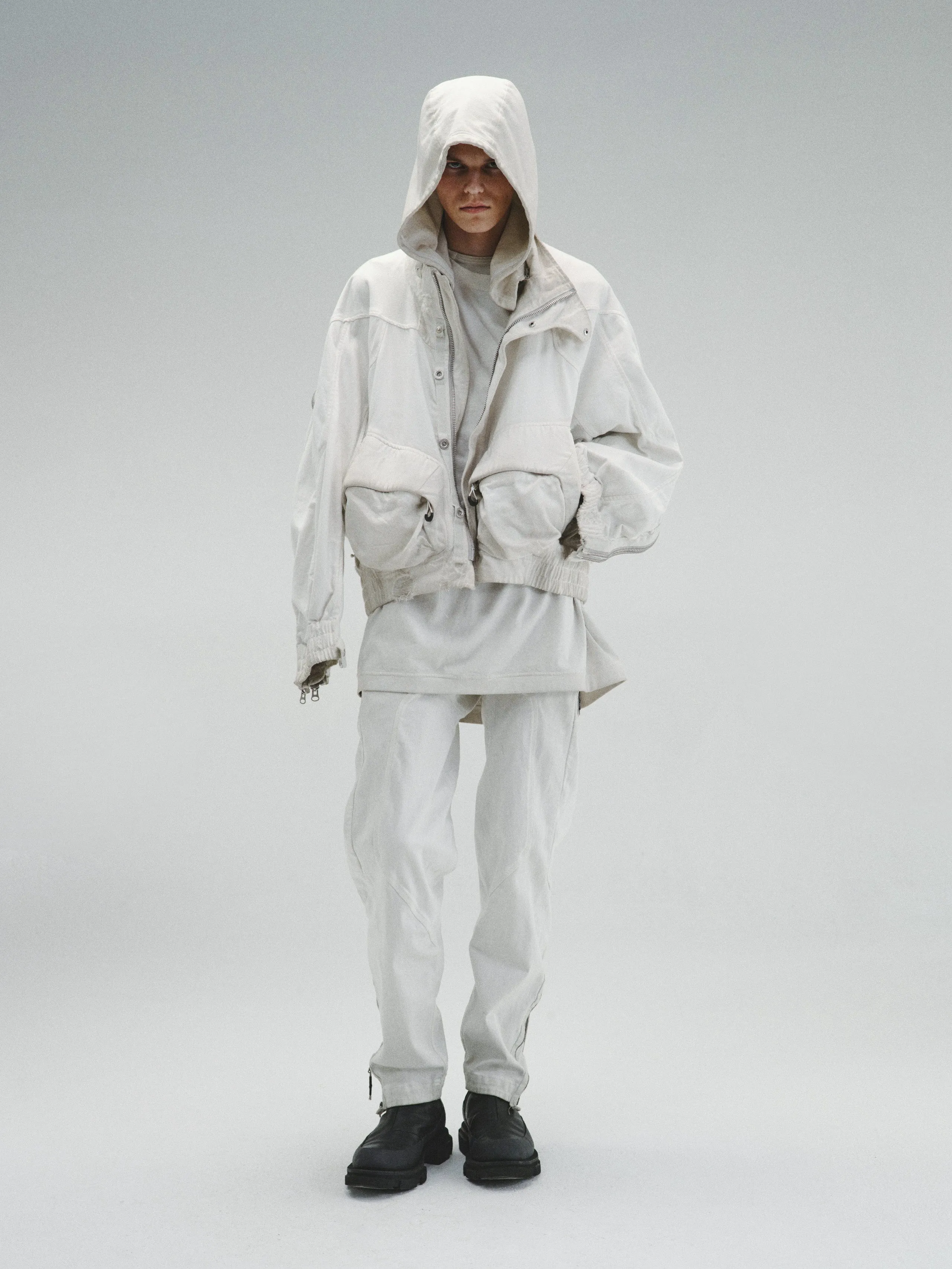 x MOSAISPARIS / MOERAE'S chains - Bearer's Hooded jacket