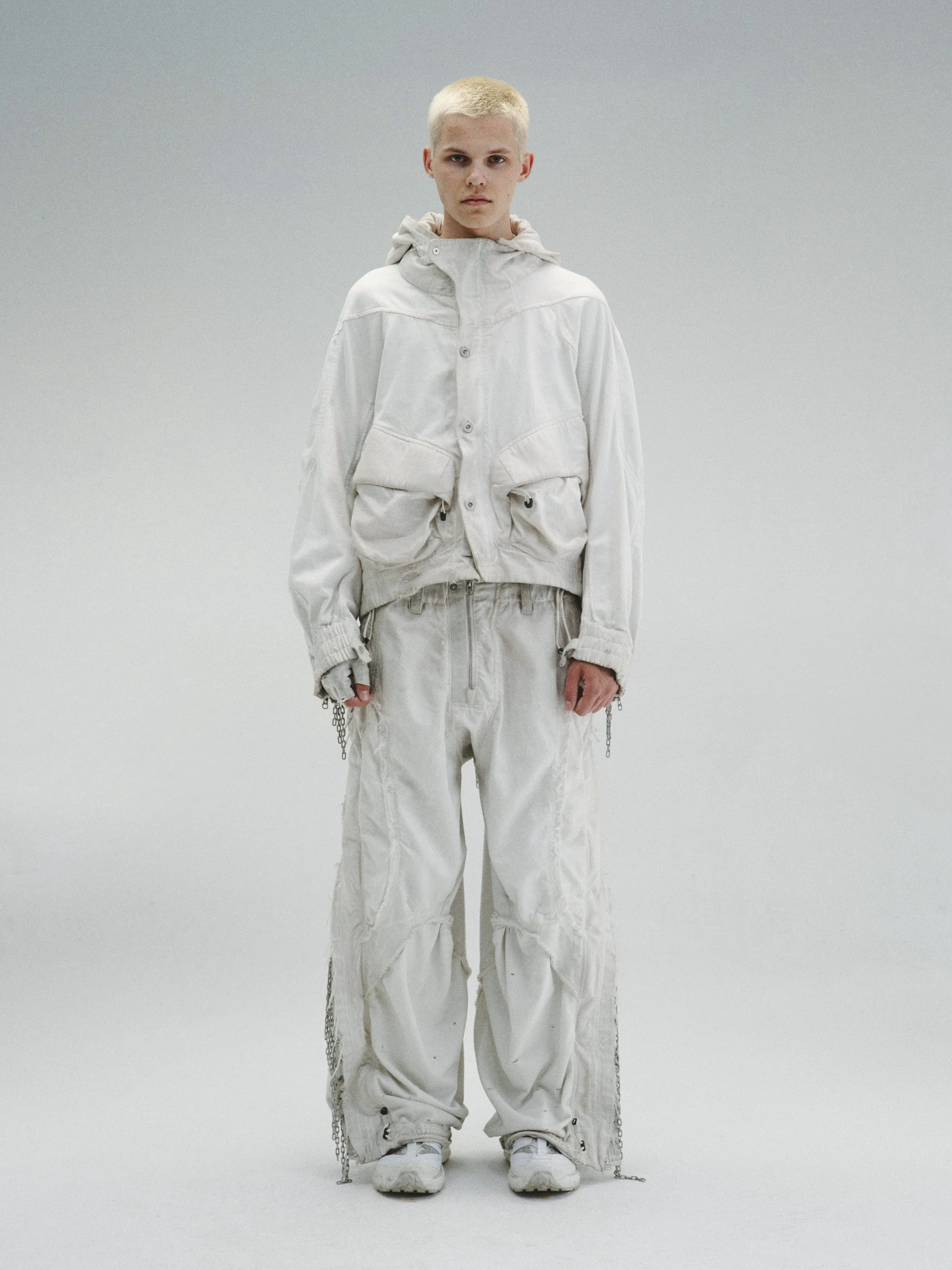 x MOSAISPARIS / MOERAE'S chains - Bearer's Hooded jacket