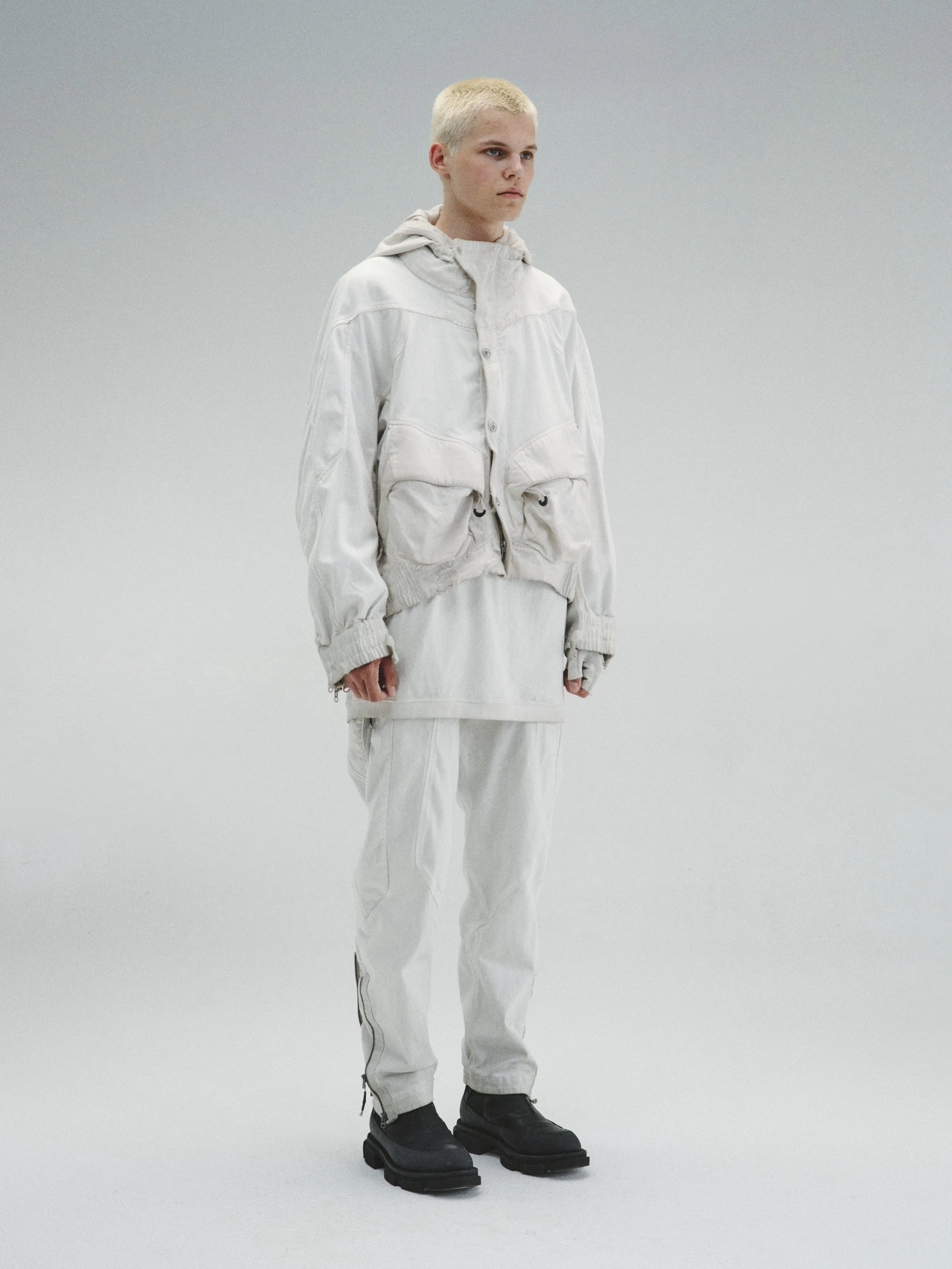 x MOSAISPARIS / MOERAE'S chains - Bearer's Hooded jacket