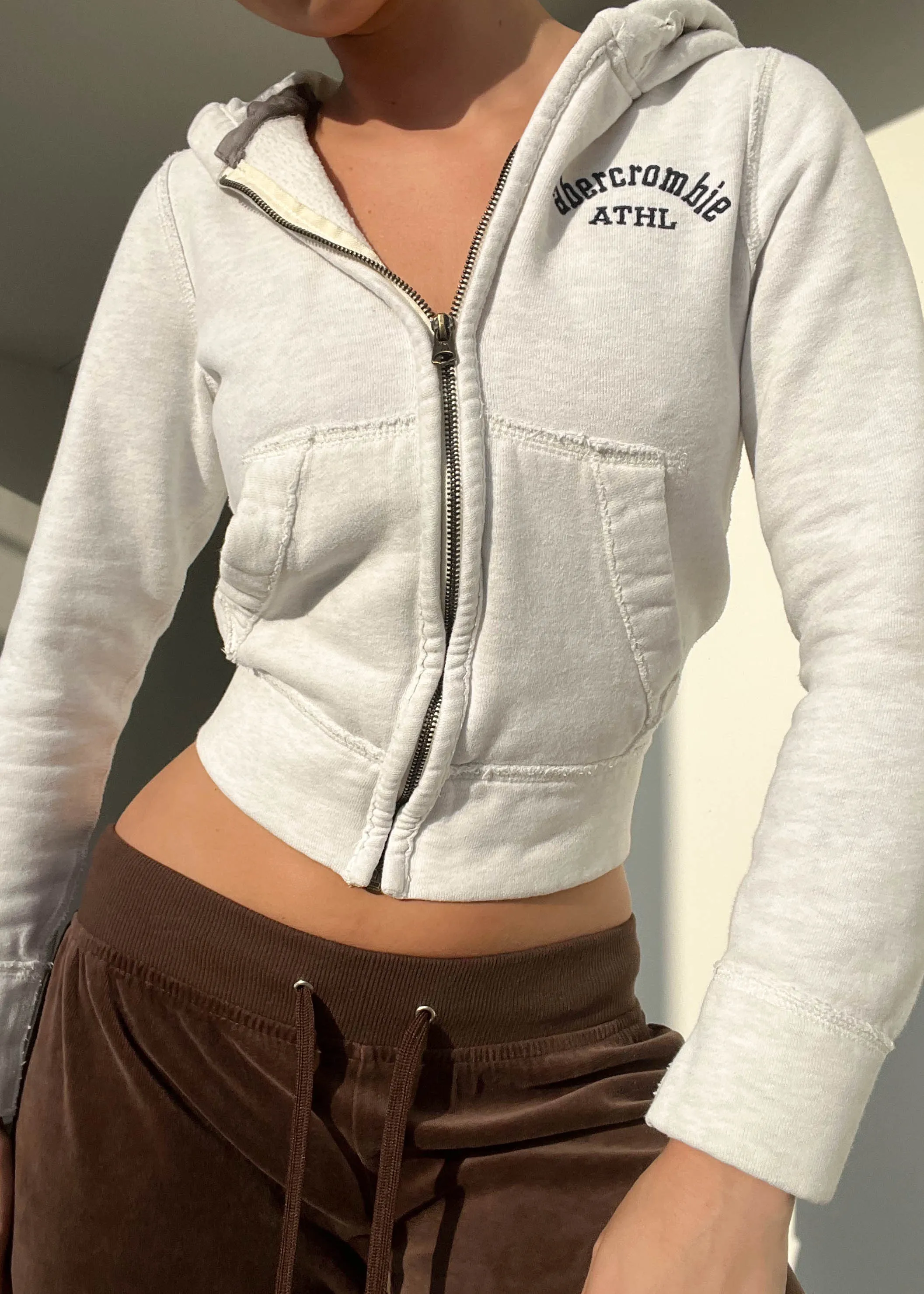Y2k Abercrombie Zip Hoodie (S)